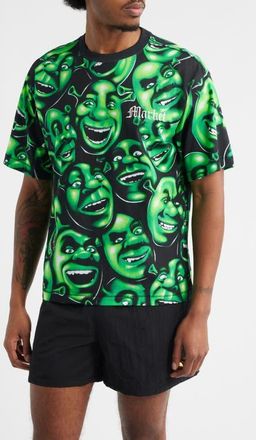 Market x Shrek Print T-Shirt in Multi Green at Nordstrom, Size Xx-Large
