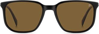 Eyewear by David Beckham DB 1210/C Vierkant Montuur - unisex - Zonnebrillen - Zwart - 55 MM - Accessoires