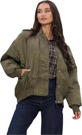 MY ESSENTIAL WARDROBE Helgamw Bomberjack - Dames - Jassen - Groen - Maat: L