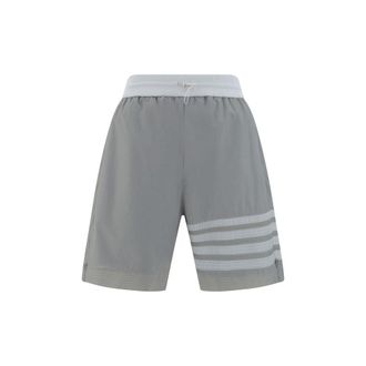 Thom Browne Gray Polyamide Bermuda Mens Shorts