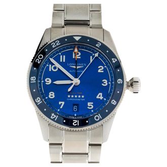 Longines Spirit Zulu Time - female - LONGINES - Watches - Blue - ONE SIZE - Accessories