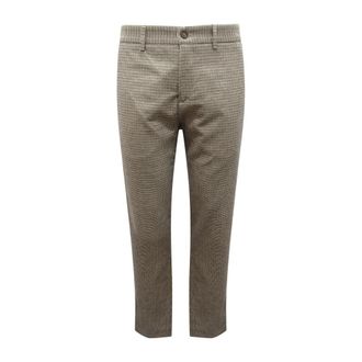 Brooksfield Slim Winterbroek Beige/Zwart/Groen Ivy - Heren - Chinos - Veelkleurig - 3XL - Broeken