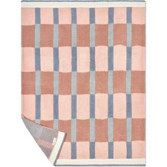 Barefoot Dreams CozyChic Colorful Check Stroller Blanket in Sunray Multi at Nordstrom