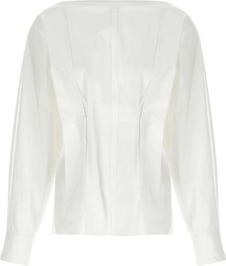 Khaite Wenley Blouse - Dames - Blouses - Wit - S - Katoen - Overhemden
