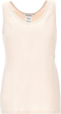Max Mara Silk cady top with embroidery Woman 42