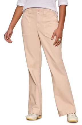 Sanctuary Reissue Peace Bootleg Cotton Pants in Rose Pink Tea at Nordstrom, Size 28