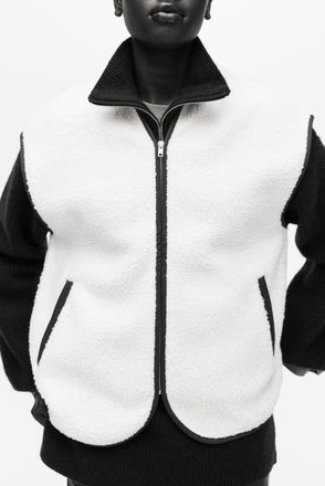 H&M Teddy Gilet in Cream at Nordstrom, Size Xx-Large