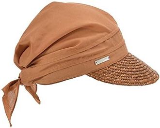 Seeberger - Chapeau De Pluie Femme Lasina - Tissu Imperméable - Taille Unique Noir - Bord Large