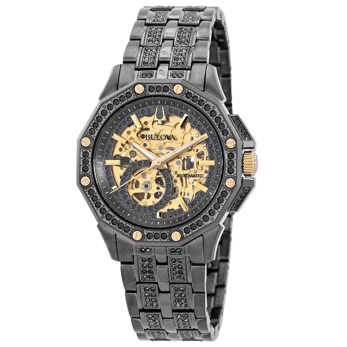Bulova Sutton Automatic Floral Open Heart Dial Ladies Watch  display picture 1
