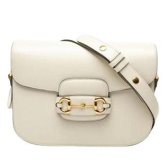 Gucci Pre-owned Cross Body Bags, female, White, Size: ONE SIZE Pre-owned Vintage Crossbody Bag