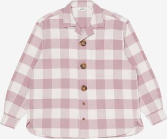 Woolrich unisex Overhemd van zuiver katoen met geruit patroon Roze Grootte XS