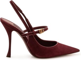 Dolce & Gabbana Maroon Slingback Pumps
