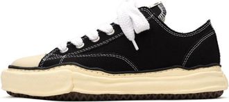 Miharayasuhiro PETERSON VL OG Sole Canvas Low-top Sneaker Black A09FW733-BLK