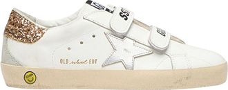 Golden Goose Old School Sneakers With Glitter