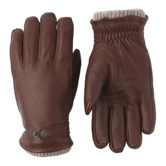 Hestra Noords Elandleer Winterhandschoen - Heren - Handschoenen - Bruin - 7 IN - Leer - Accessoires