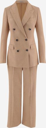 Tagliatore Kleid aus Leinenmischung