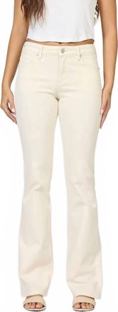 Dear John Denim Jaxtyn Mid Rise Clean Hem Bootcut Jean In Wheat