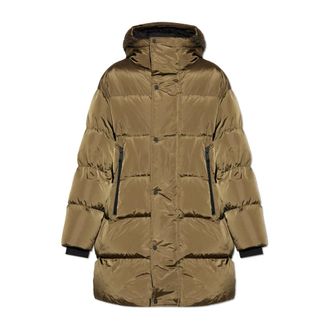 Dsquared2 Down Jackets, male, Green, Size: 2XL Long down jacket