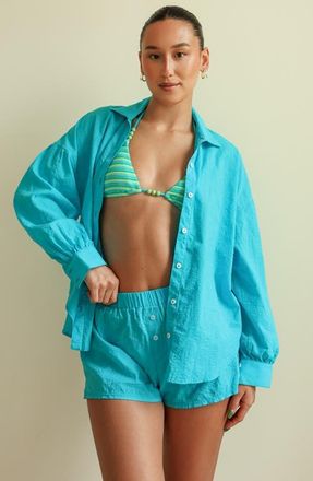 Dippin' Daisy's Swimwear Olivia Top in Azure at Nordstrom, Size X-Large L