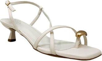 Shushop Harper Slingback Kitten Heel Sandal in Bone at Nordstrom, Size 6.5