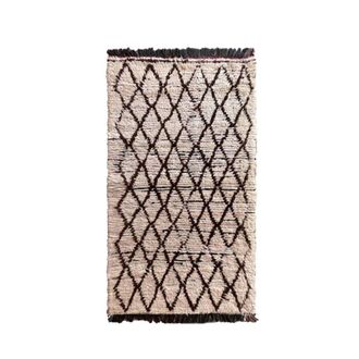 AFK Living Alfombra bereber marroqu&iacute; de pura lana 97 x 183 cm