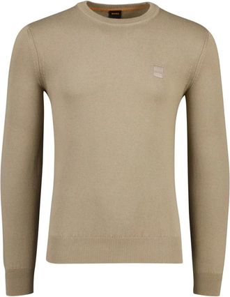 HUGO BOSS Truien & Vesten, Heren, Bruin, L, Katoen, Kanovano_S Sweater