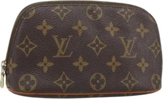 Louis Vuitton Pre-owned Monogram Pouch - Dames - Vintage Tassen - Bruin - ONE Size - Vintage
