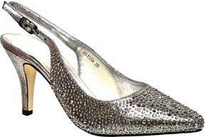 Lady Couture Slingback Pump in Pewter at Nordstrom Rack, Size 10Us / 41Eu