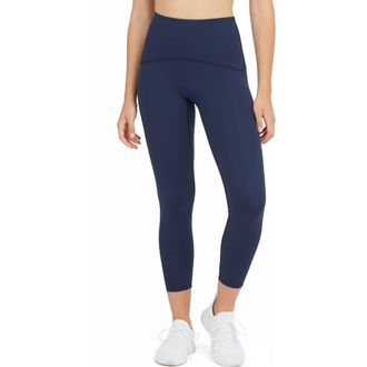 Spanx SPANXshape Booty Boost 7/8 Leggings in Navy Haze at Nordstrom, Size Small