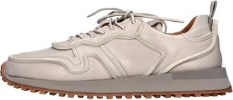 Buttero Sneakers Grijs - Heren - Sneakers - Grijs - 40 EU - Leer - Schoenen