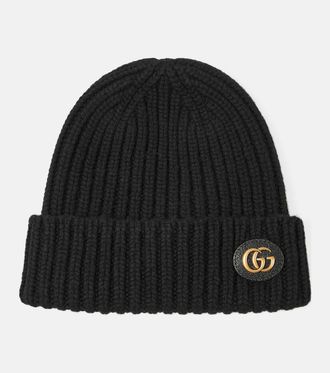 Gucci Double G wool and cashmere beanie