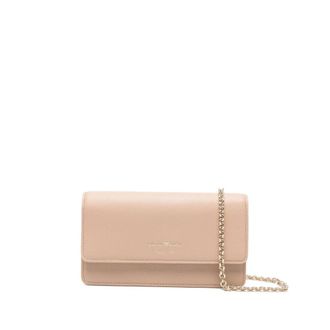 Emporio Armani Mini Bags, female, Beige, Size: ONE SIZE Mini Bag in Tumbled Leather