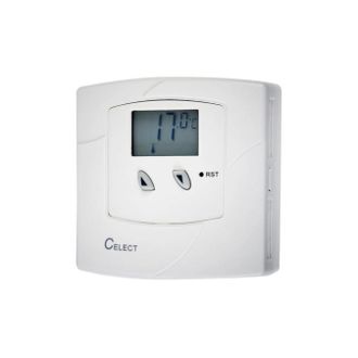 OEM Termostato Digital Caet Rdt1 Control De Pared +5&deg;c A +35&deg;c 3 Contactos 5a Dise&ntilde;o Ultra Compacto 62x62mm