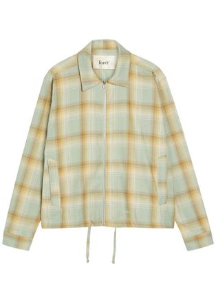 For&eacute;t For&eacute;t Loft Checked Cotton Overshirt - Multicoloured 1 - XL