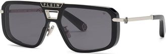 Philipp Plein SPP008M 0700 Shiny Black/Grey