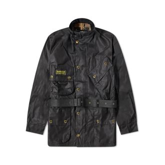 Barbour Jassen, Heren, Blauw, S, Katoen, International Original Jacket
