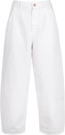Alysi Wijde broek - Dames - Broeken - Wit - W26 - Broeken
