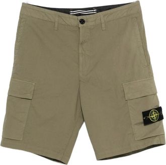 Stone Island Hombre, Pantalones cortos, Verde, Talla: W33