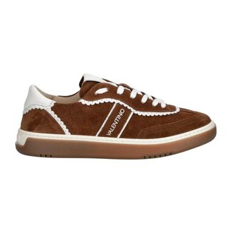 Valentino Glossy Sneakers - Dames - Schoenen - Bruin - Maat: 36 EU Leer
