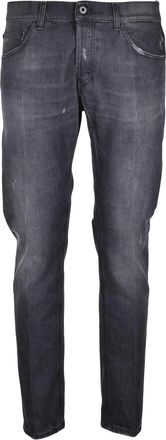 Dondup Black Mius Cotton Elastane Jeans
