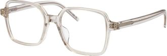 Saint Laurent Stijlvolle Optische Bril SL M139 - Dames - Brillen - Beige - 54 MM - Accessoires