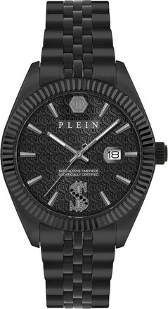 Philipp Plein Date Superlative Mens Black Watch PWMFA1125 Stainless Steel - One Size