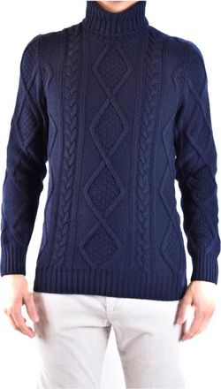 Tagliatore Turtleneck Trui - Heren - Coltruien - Blauw - XL - Wol - Truien & Vesten