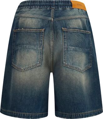 Amiri Sun-Faded Denim Bermuda Shorts - Sandstone