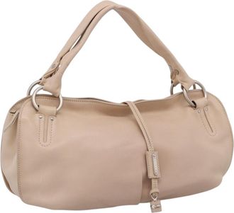Celine Bittersweet Leather Beige Leather Handbag (Pre-Owned)