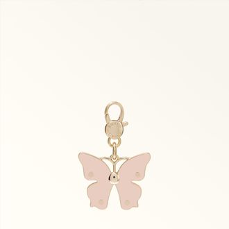 Furla Hashtag Charm Dusty Pink Rosa Metallo + Smalto Donna