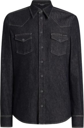 Dolce & Gabbana Hombre, Camisas, Azul, Talla: 2XL