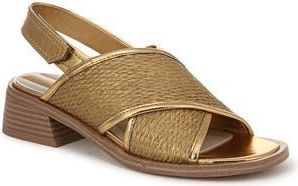 Franco Sarto Silvie Slingback Sandal in Gold at Nordstrom Rack, Size 7.5