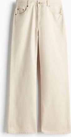 H&M Gerade Twillhose - Beige