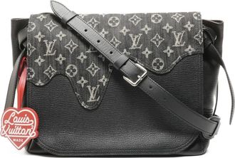 Louis Vuitton x Nigo Borsa a spalla Besace Tokyo 2021-2025 - Nero